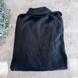 Pull & Bear Black Turtleneck Long Sleeve Sweater Size Medium